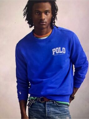 Polo by Ralph Lauren Bright Blue Crewneck Sweatshirt